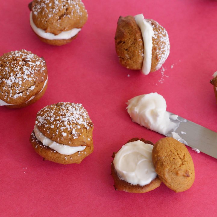 Mini Ginger Whoopie Pies
